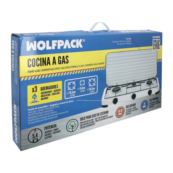 WOLFPACK LINEA PROFESIONAL Cuisine à gaz 3 feux WOLFPACK LINEA PROFESIONAL Cuisine à gaz 3 feux