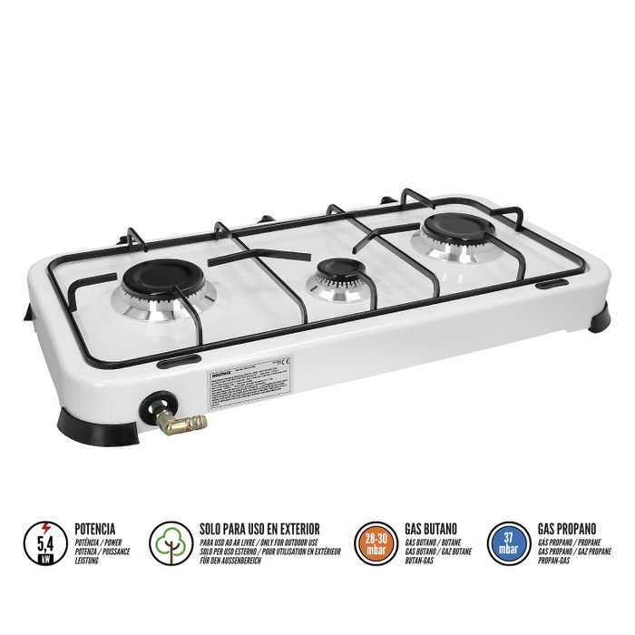 WOLFPACK LINEA PROFESIONAL Cuisine à gaz 3 feux WOLFPACK LINEA PROFESIONAL Cuisine à gaz 3 feux