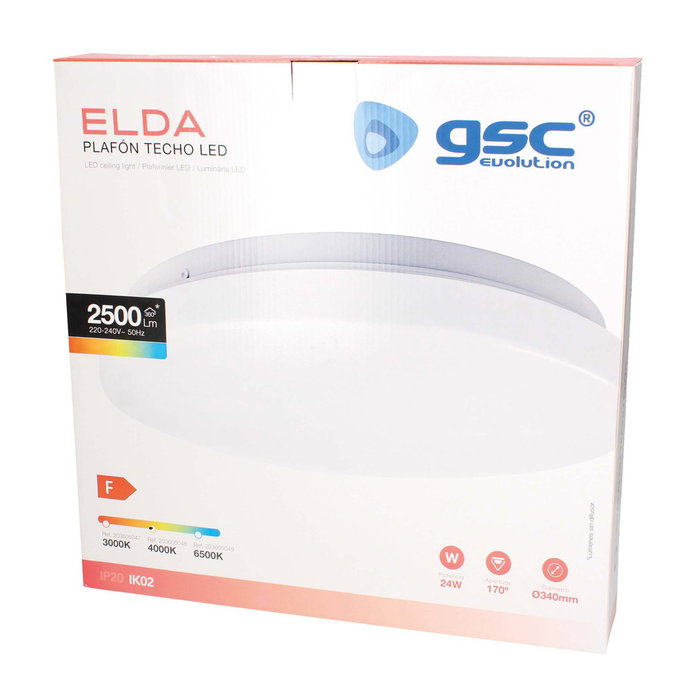 GSC Evolution Plafón de techo LED Elda 24W 4000K GSC Evolution Plafón de techo LED Elda 24W 4000K