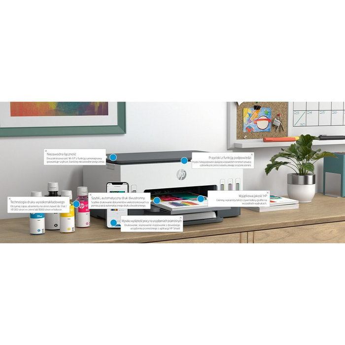 HP 6UU48A Imprimante Multifonction Couleur HP 6UU48A Imprimante Multifonction Couleur
