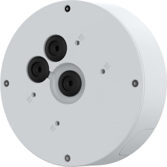 Axis TQ3601-E Boîtier Arrière Conduit IK11 IP66/67 avec Interfaces 3/4" / M25 sur les Côtés et Arrière pour Caméras de Sécurité Axis P et Q Série