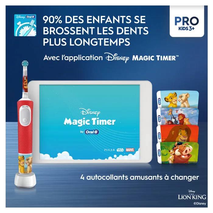 Oral-B Pro Kids Vitality Pro 3+ Roi Lion Oral-B Pro Kids Vitality Pro 3+ Roi Lion