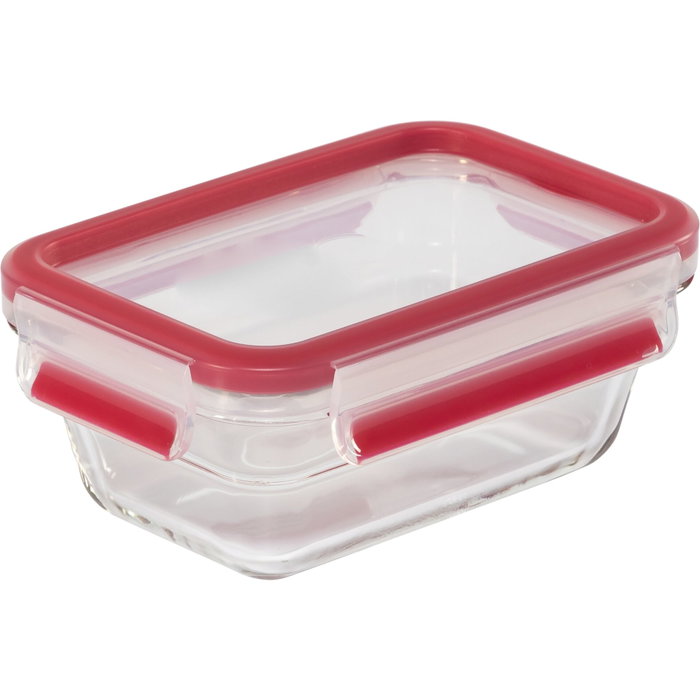 Emsa Clip & Close Conteneur de conservation en verre 450 ml Rouge Emsa Clip & Close Conteneur de conservation en verre 450 ml Rouge