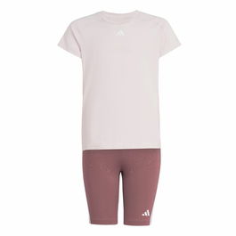 Ensemble de Sport pour Enfants Adidas Train Essentials Multicouleur Rose