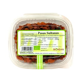BIONSAN Raisins Sultanas Biologiques 200 g