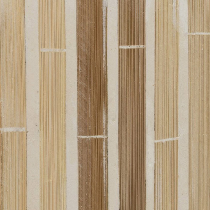 BigBuy Home Bougeoir Beige Bambou et Bois MDF BigBuy Home Bougeoir Beige Bambou et Bois MDF