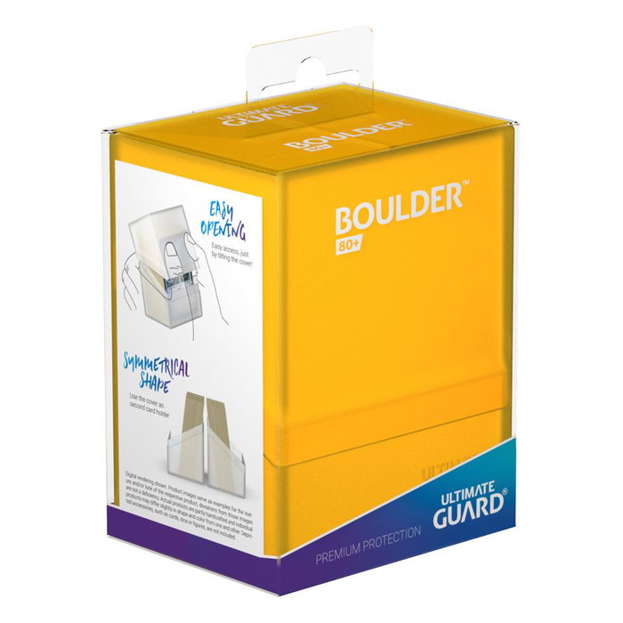 Ultimate Guard Boulder 80+ - Amber Ultimate Guard Boulder 80+ - Amber