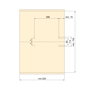 Emuca Porte-pantalons double amovible Self pour armoire., Chromé, Acier et Plastique.