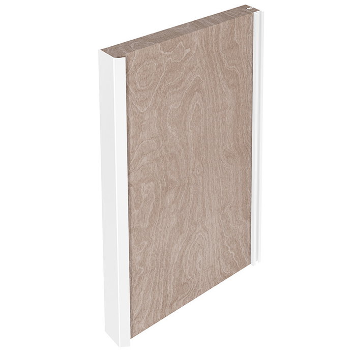 HERRAJES ALK Capri 2,70 - Poignée de tirage de profilé en aluminium avec finition blanche, Set de 2 pièces pour placard HERRAJES ALK Capri 2,70 - Poignée de tirage de profilé en aluminium avec finition blanche, Set de 2 pièces pour placard