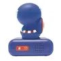 Lexibook - Réveil Veilleuse Digital Captain America 3D Lumineux et Sonore pour Enfant avec 6 Sonneries, Écran LCD Rétroéclairé et Fonction Snooze