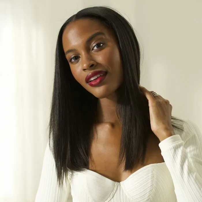 Revlon RVST2211P Lisseur Smoothstay à huile de coco - 25mm, bords biseautés, arrêt automatique, pochette de voyage incluse - Noir