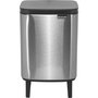 Brabantia Bo Trash Bin HI 7 l Acier Mat Résistant aux Traces de Doigts