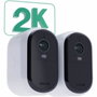 Arlo Pack de 2 Caméras ESSENTIAL2 XL 2K Extérieur