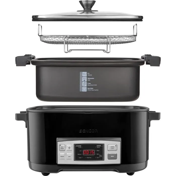Sencor SPR 5508BK - Mijoteuse 6 L - Noir
