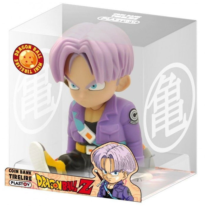 PLASTOY Figurine Tirelire Trunks Dragon Ball - Figure de collection en PVC - 15 cm