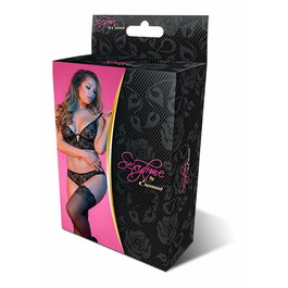 Ensemble de Lingerie Exposed Noir (S/M)