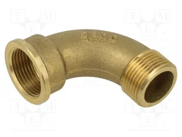 GEBO Connecteur courbe 90° mâle-femelle G 3/4 pouces BR