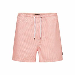 Maillot de bain homme Only & Sons Onsted Stripe Seersucker Rose 28