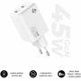 Chargeur mural Subblim SUBCHG-6G4520 Blanc 120 W 45 W
