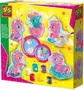SES CREATIVE - Kit de moulage et peinture Licornes, 5 figurines en plâtre, activité créative DIY pour enfants à partir de 5 ans, idée cadeau fille