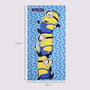 Serviette de plage Minions 70 x 140 cm