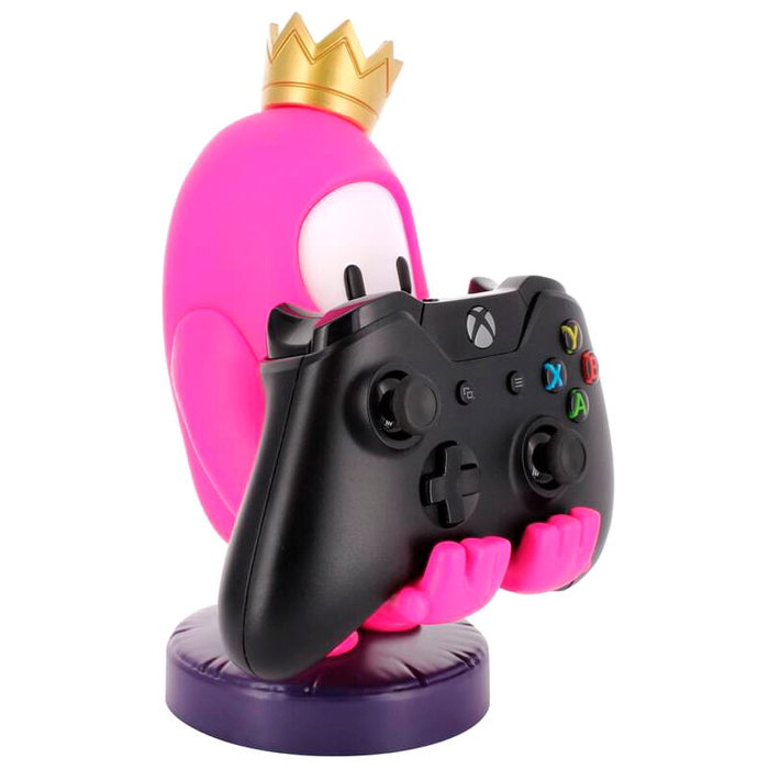 EXQUISITE GAMING Support pour manette Fall Guys avec chargeur - 20 cm - Compatible PS5 DualSense, Xbox Series S/X, iPhone