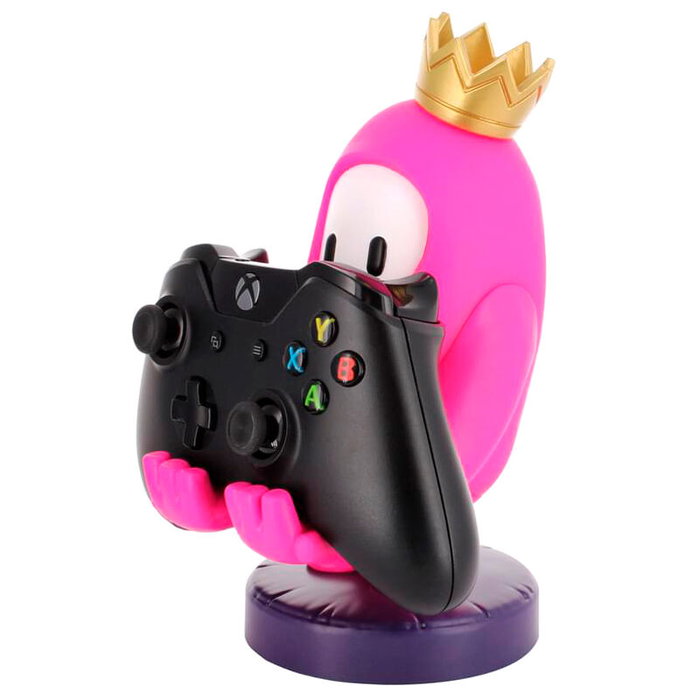 EXQUISITE GAMING Support pour manette Fall Guys avec chargeur - 20 cm - Compatible PS5 DualSense, Xbox Series S/X, iPhone
