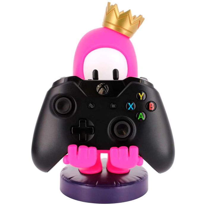 EXQUISITE GAMING Support pour manette Fall Guys avec chargeur - 20 cm - Compatible PS5 DualSense, Xbox Series S/X, iPhone