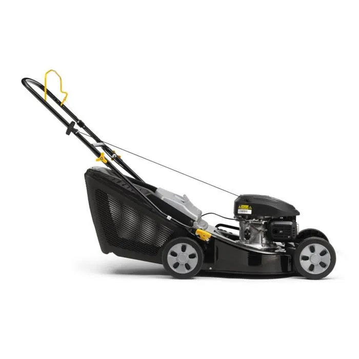 Alpina AL4 46 A Tondeuse à gazon thermique autoportée, 125 cm³, coupe 46 cm avec bac de ramassage 60 L pour pelouse jusqu'à 1200 m²