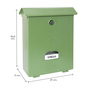 Boîte aux lettres Arregui Vert polystyrène Classic 27 X 11 X 34,6 cm