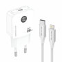 Tech One Tech Chargeur Mural + Câble Lightning MFI 20 W Blanc