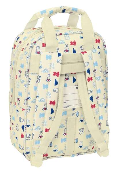 Miffy Sac à dos enfant Buddy réutilisable et imperméable 20 x 28 x 8 cm