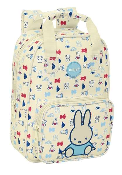 Miffy Sac à dos enfant Buddy réutilisable et imperméable 20 x 28 x 8 cm