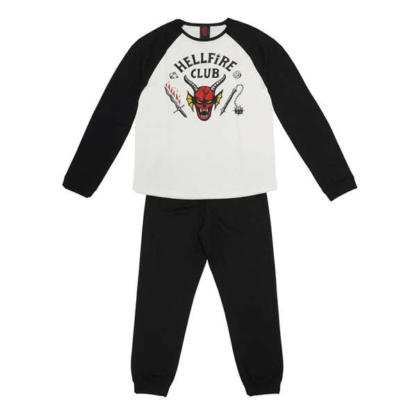 Cerdá Pijama Largo Stranger Things Noir Cerdá Pijama Largo Stranger Things Noir