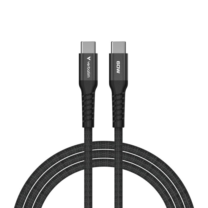 Verbatim Câble Sync & Charge Magnétique USB-C vers USB-C 1,2 m Noir Verbatim Câble Sync & Charge Magnétique USB-C vers USB-C 1,2 m Noir