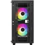 Deepcool CC360 Micro-ATX - Boîtier PC Mini Tour Noir avec 3 Ventilateurs ARGB, Panneau Latéral en Verre Trempé et Façade Mesh - Réf. R-CC360-BKAPM3-G-1