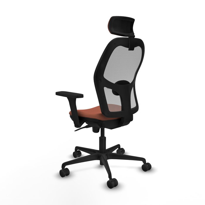 Piqueras y Crespo Chaise de Bureau avec Appui-tête Jorquera 3D036N2 Marron Gris Piqueras y Crespo Chaise de Bureau avec Appui-tête Jorquera 3D036N2 Marron Gris