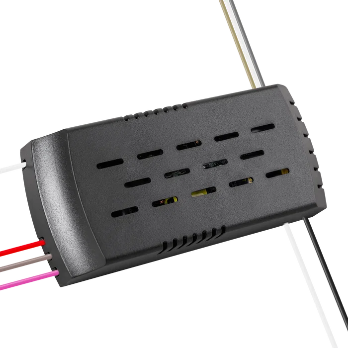 Ventilateur de Plafond LED Blanc/Haya 45W 4400LM CCT, Moteur DC Ultra Silencieux, Fonction Été/Hiver, avec Télécommande et Pales Rétractables