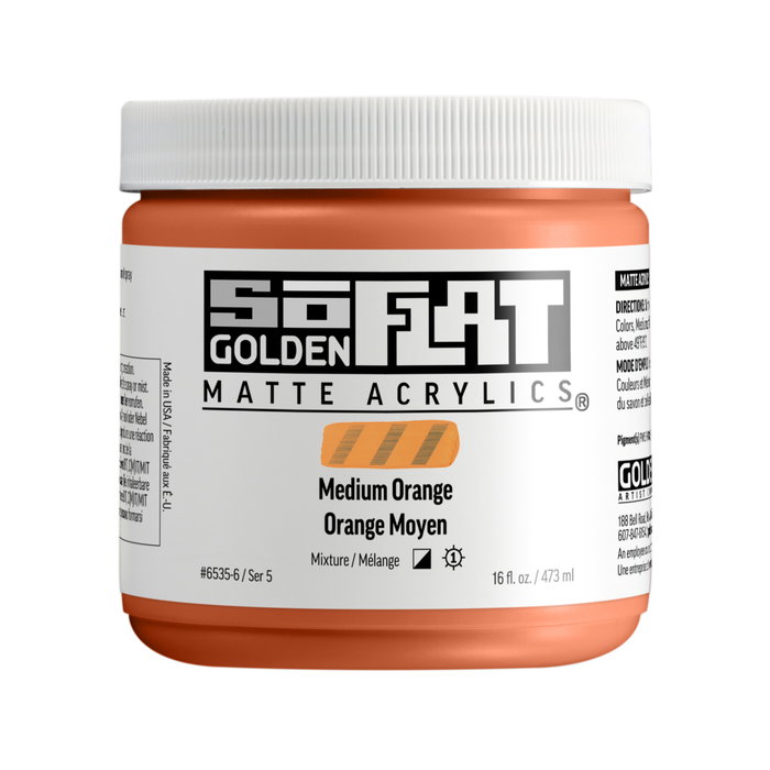 Golden SoFlat Orange Moyen 473 ml Golden SoFlat Orange Moyen 473 ml