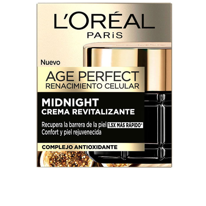 L'Oréal Paris Crème de nuit Age Perfect Cellular Renaissance Peaux Matures Régénérante et Réparatrice 50 ml