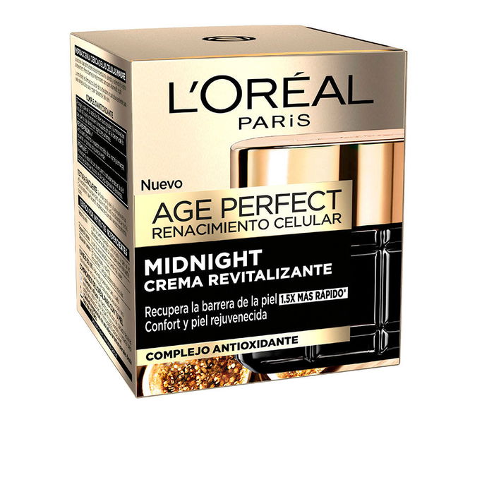 L'Oréal Paris Crème de nuit Age Perfect Cellular Renaissance Peaux Matures Régénérante et Réparatrice 50 ml