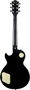 EKO Guitare Électrique LS300 Type Les Paul - Noire, 6 Cordes, Humbuckers, Laurel