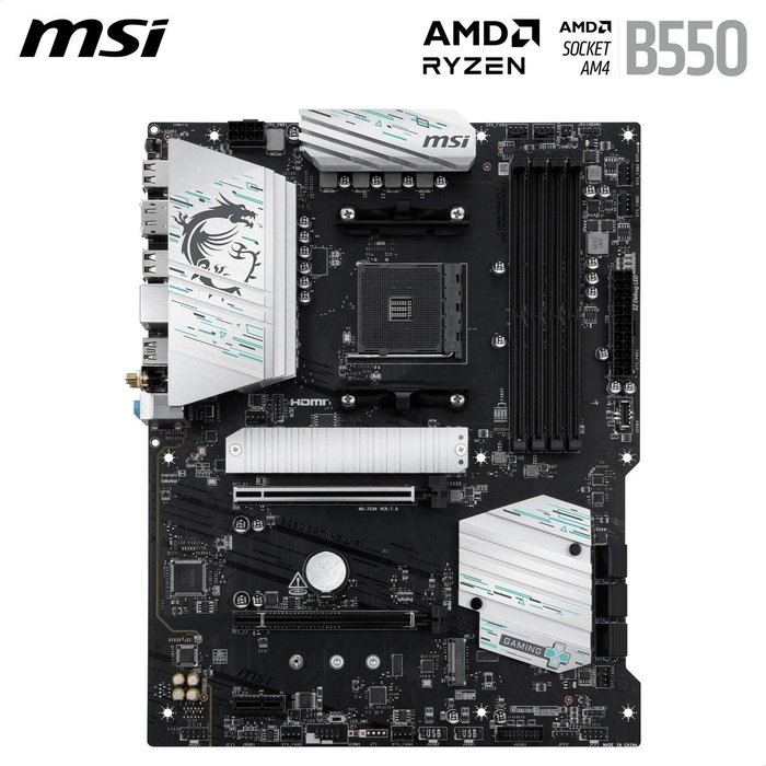 Carte Mère MSI B550 AMD AM4 AMD B550 AMD