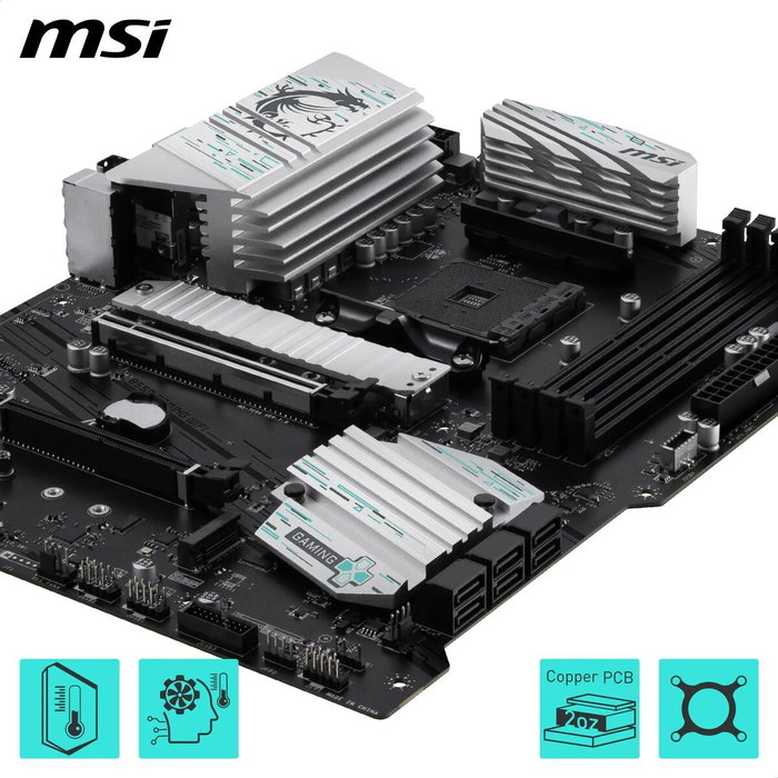 Carte Mère MSI B550 AMD AM4 AMD B550 AMD