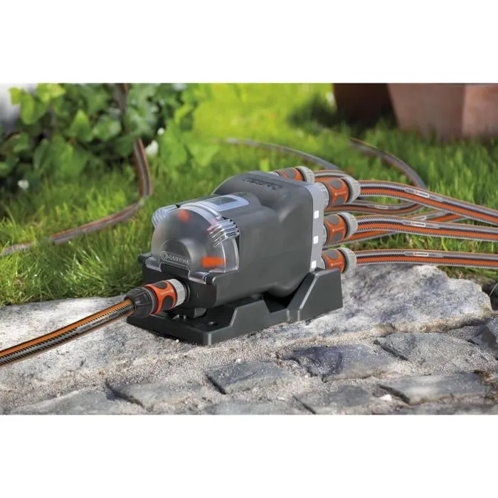 Gardena - Sélecteur automatique - Kit de raccordement complet - 6 sorties d'eau indépendantes et réglables - Compatible programmateurs