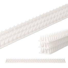 Jaque! Lot de 6 disuasifs pour chats, PVC blanc, 50 cm