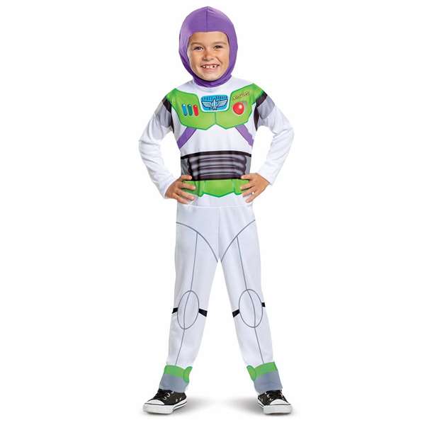 Disguise Co - Déguisement Disney Toy Story 4 Buzz Classic - Taille 7-8 ans (7 à 9 ans) - Blanc