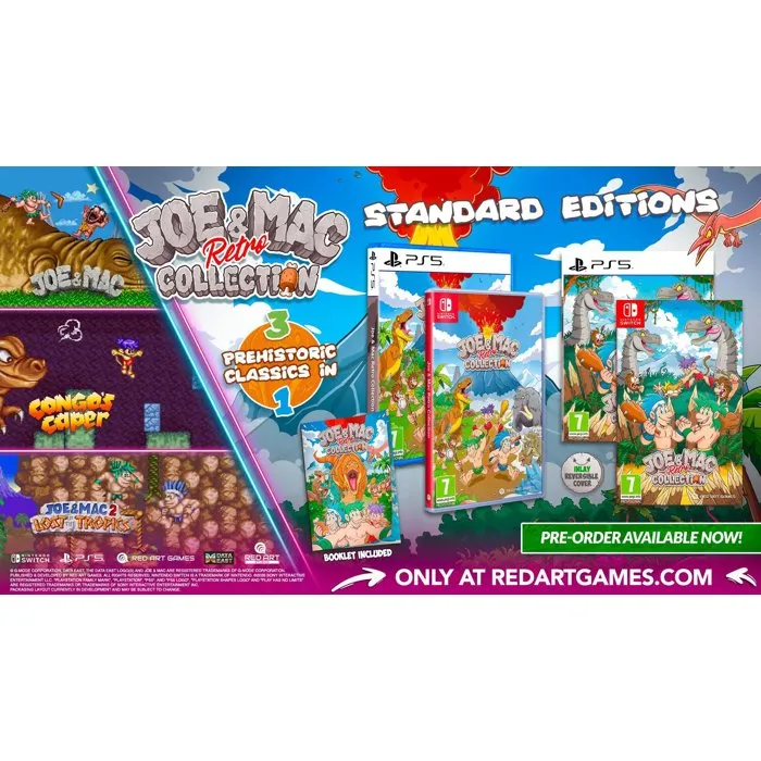 Just For Games Joe & Mac: Retro Collection - Jeu Switch Just For Games Joe & Mac: Retro Collection - Jeu Switch