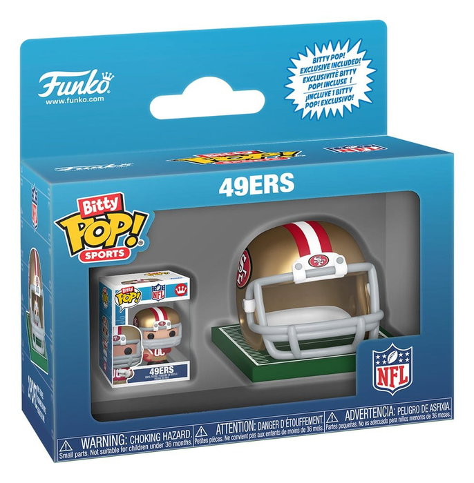 Funko NFL Bitty POP! Helmets Assortiment de 12 Figurines Vinyl NFC Series 1