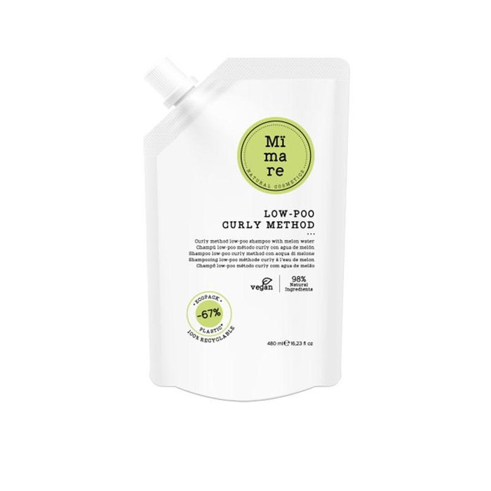 Mimare - Shampooing Low-Poo Méthode Curly à l'Eau de Melon pour Cheveux Bouclés - 480 ml Mimare - Shampooing Low-Poo Méthode Curly à l'Eau de Melon pour Cheveux Bouclés - 480 ml